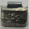Clip On Wheel Weight Alloy Rim 15 gm